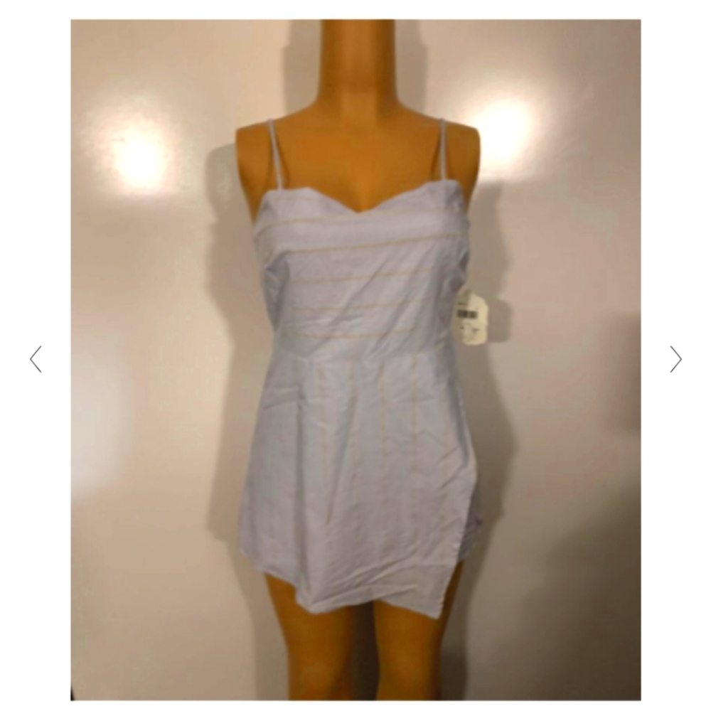 Altar'd State blue romper skort size L